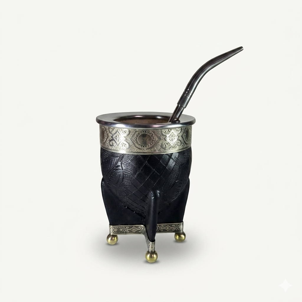 Mate Imperial Negro Exclusivo Premium de Calabaza