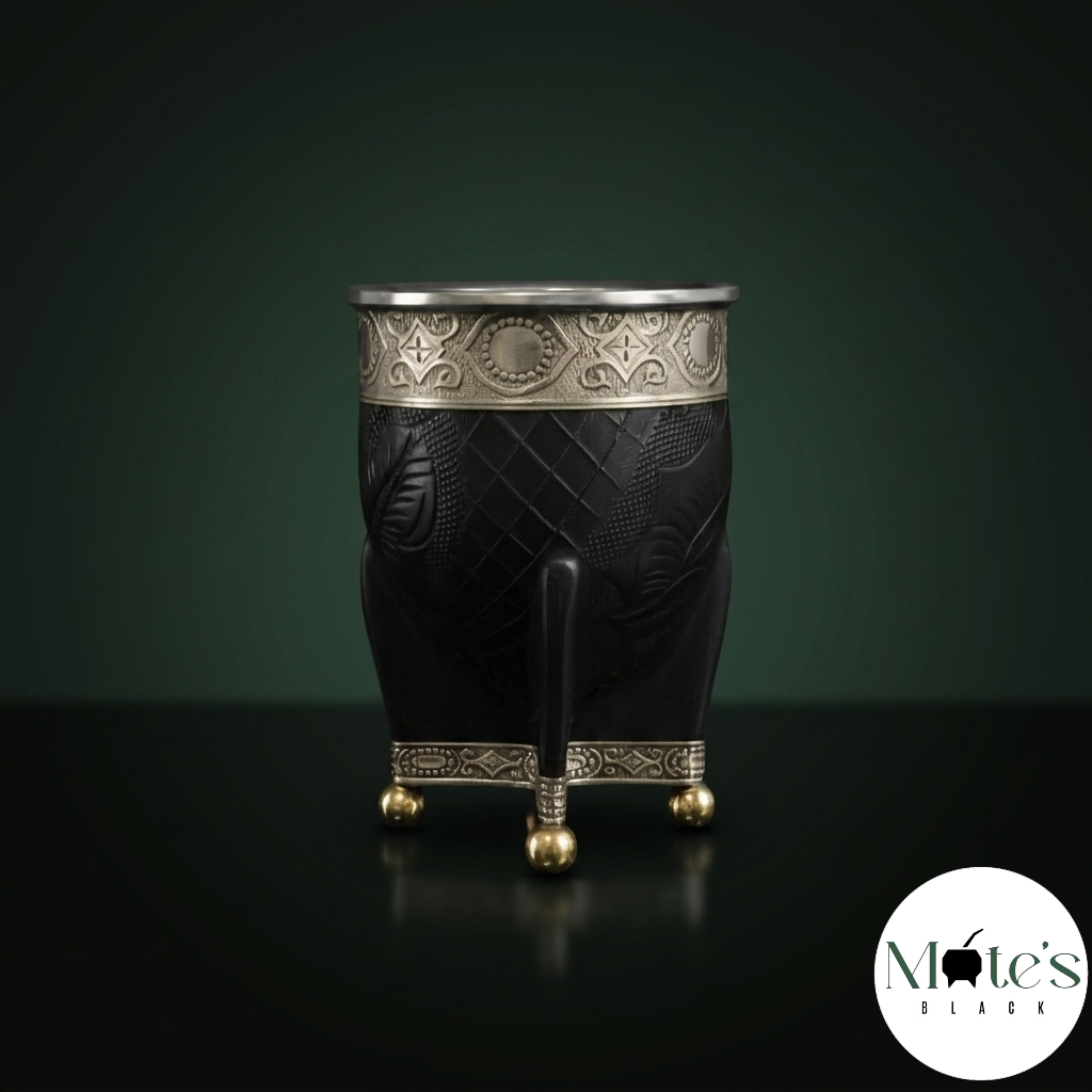 Mate Imperial Negro Exclusivo Premium de Calabaza
