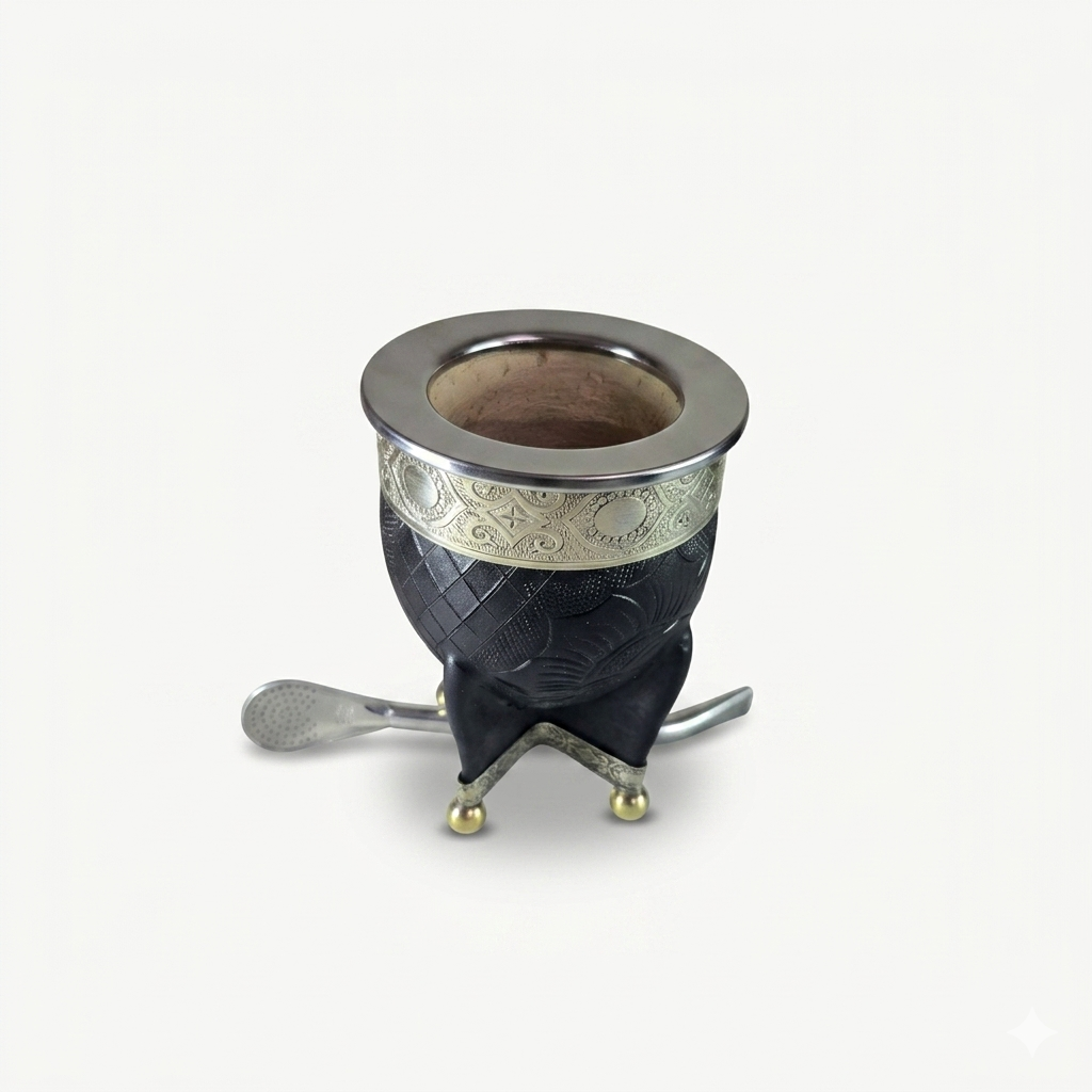 Mate Imperial Negro Exclusivo Premium de Calabaza