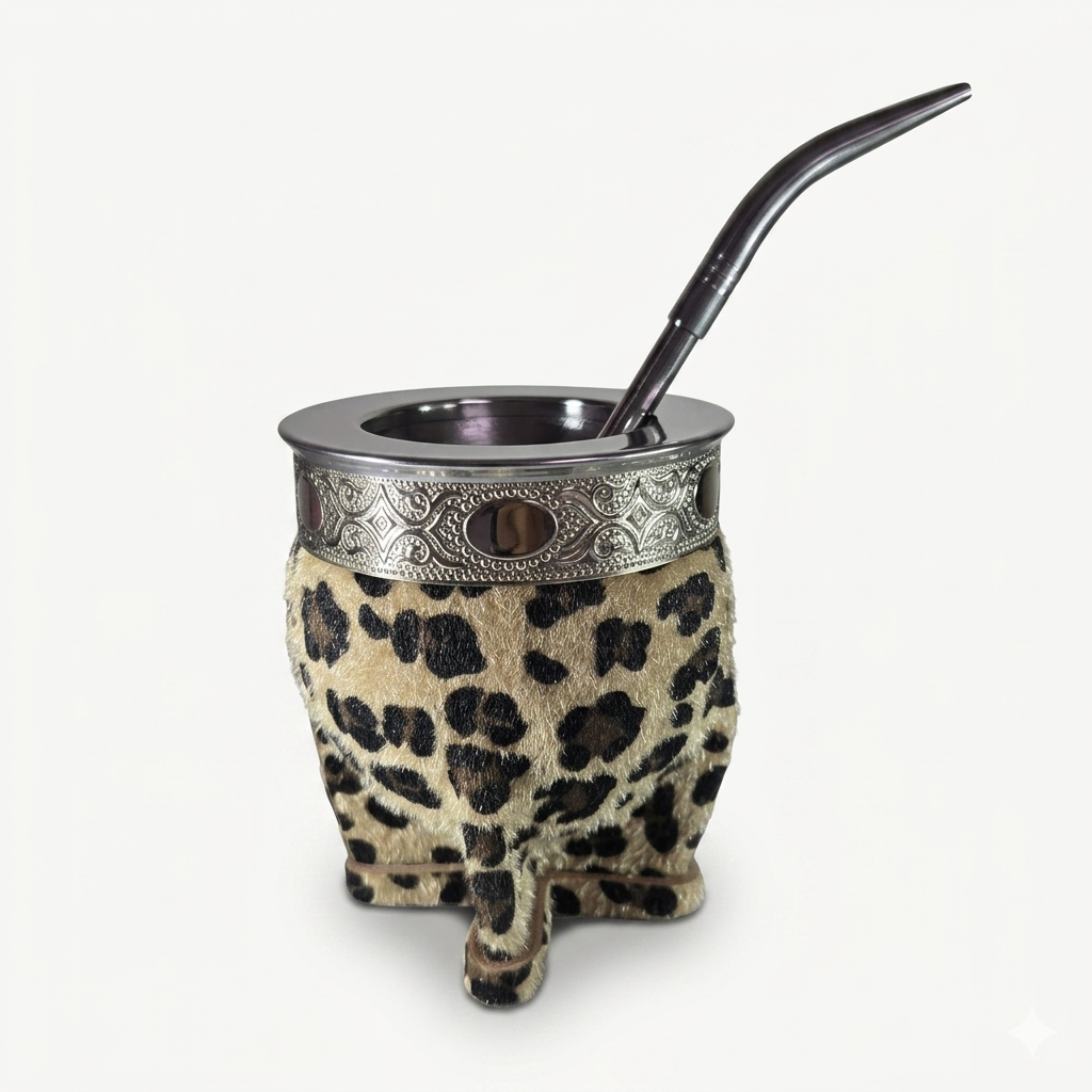 Mate Imperial Animal Print Premium de Acero Inoxidable