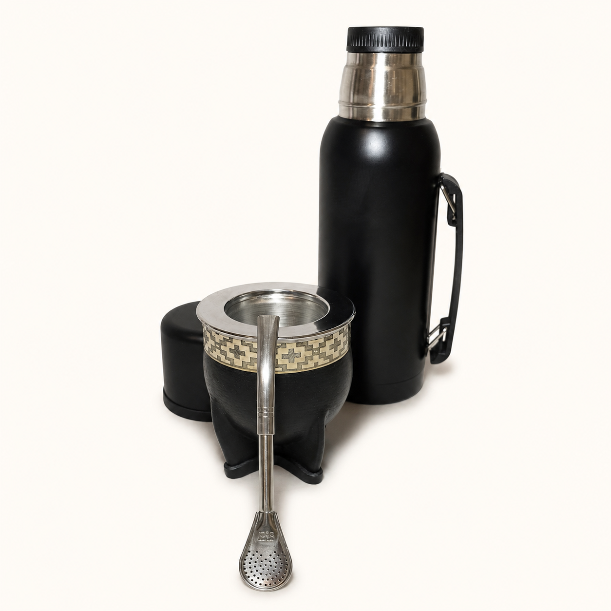 Pack Black Acero Premium + Termo de Regalo