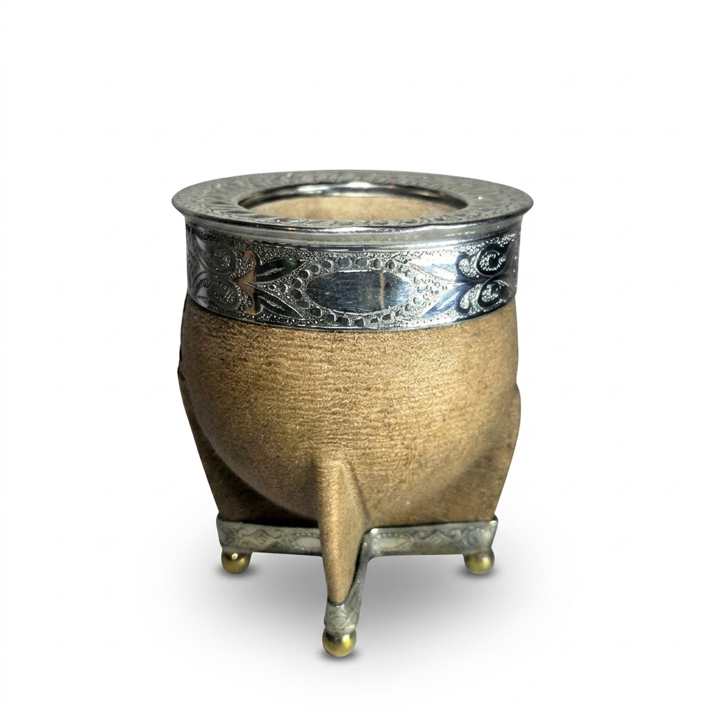 Mate Imperial Cuero Crudo Premium de Calabaza