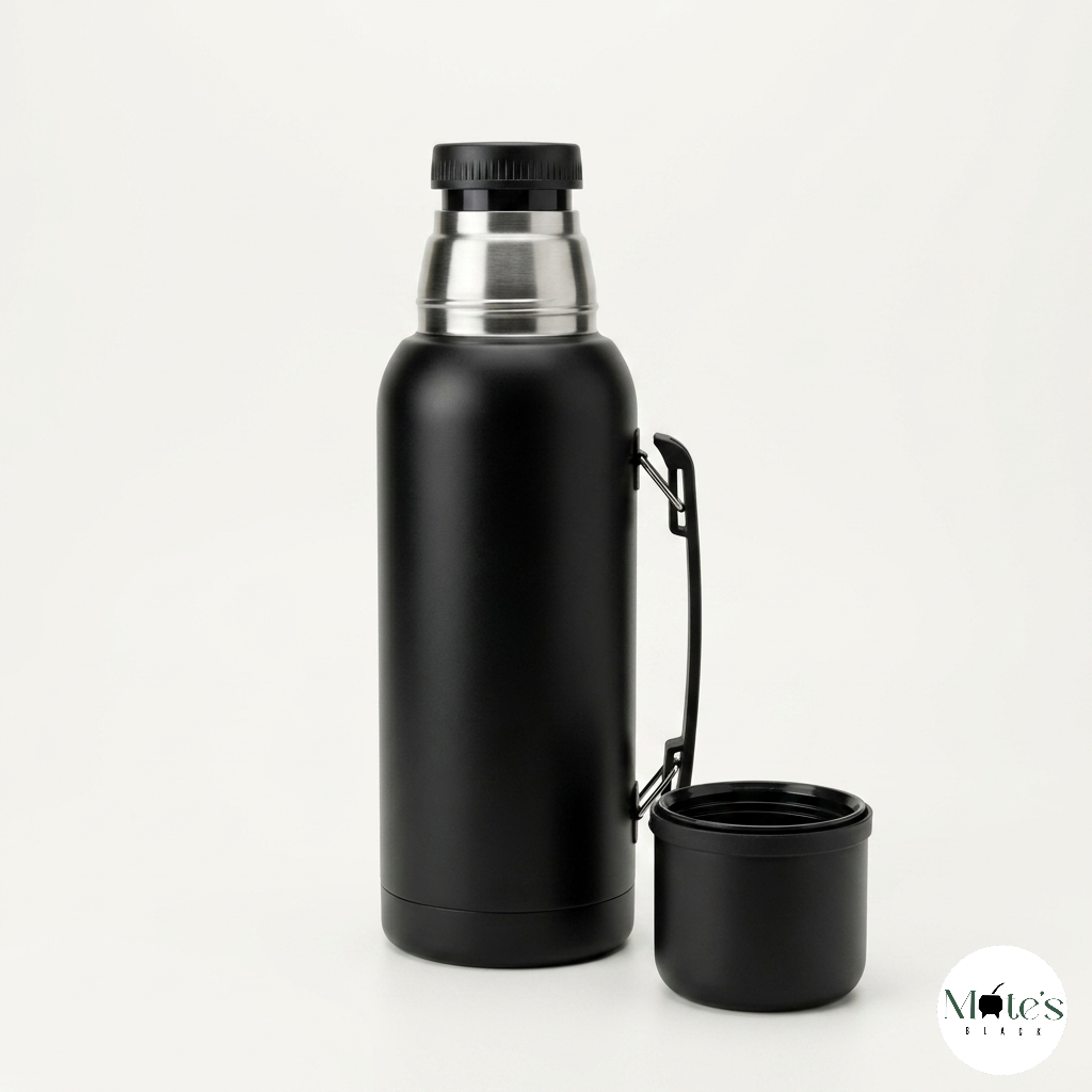 Pack Black Acero Premium + Termo de Regalo