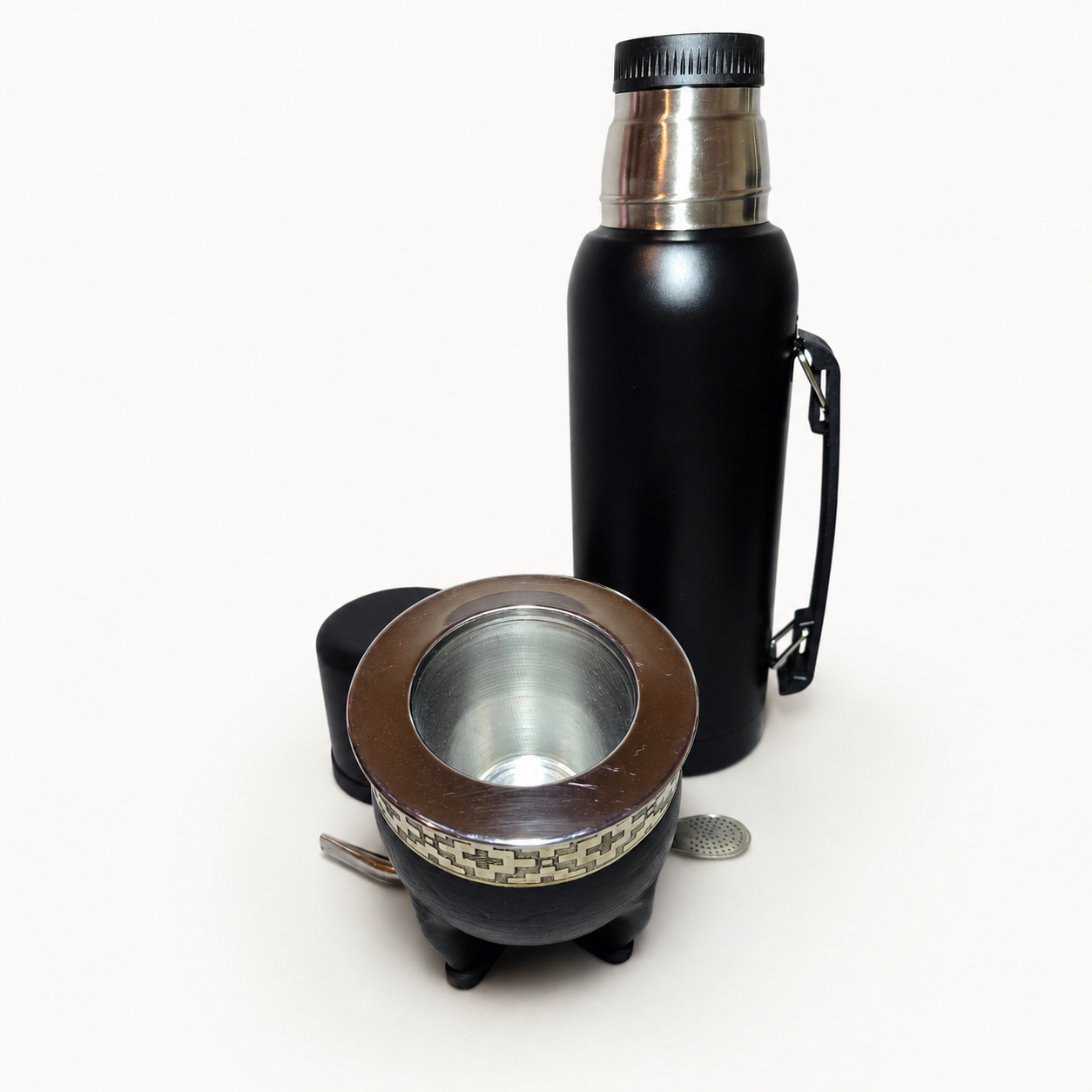 Pack Black Acero Premium + Termo de Regalo