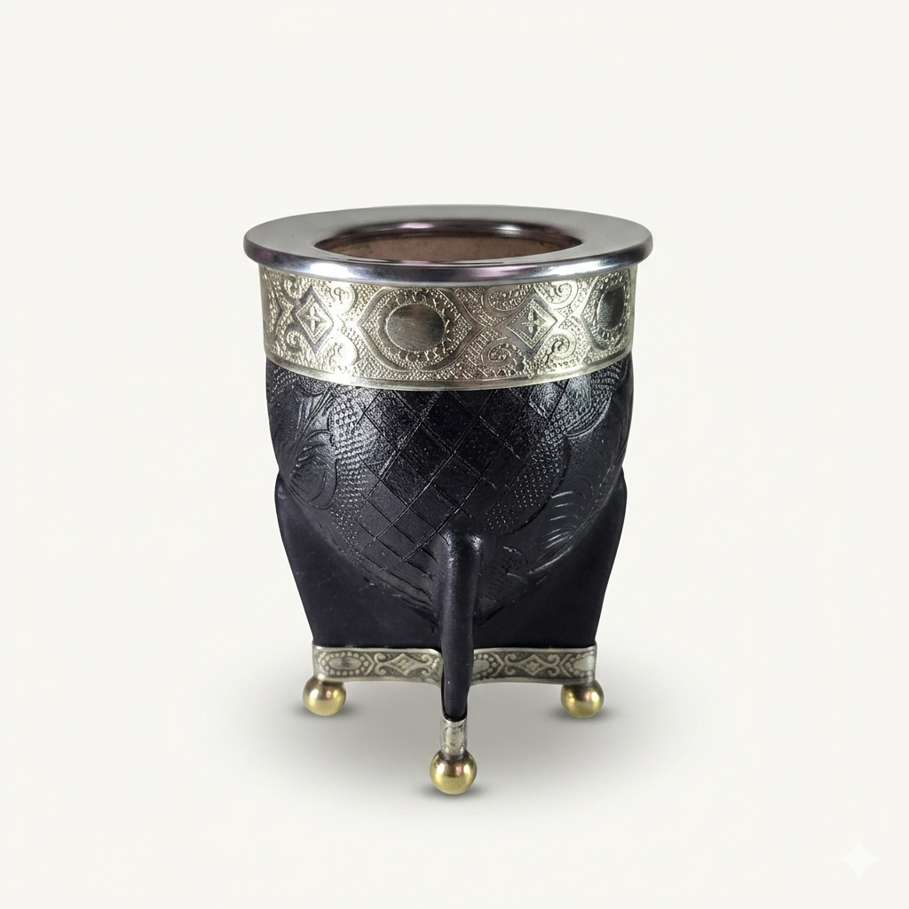 Mate Imperial Negro Exclusivo Premium de Calabaza
