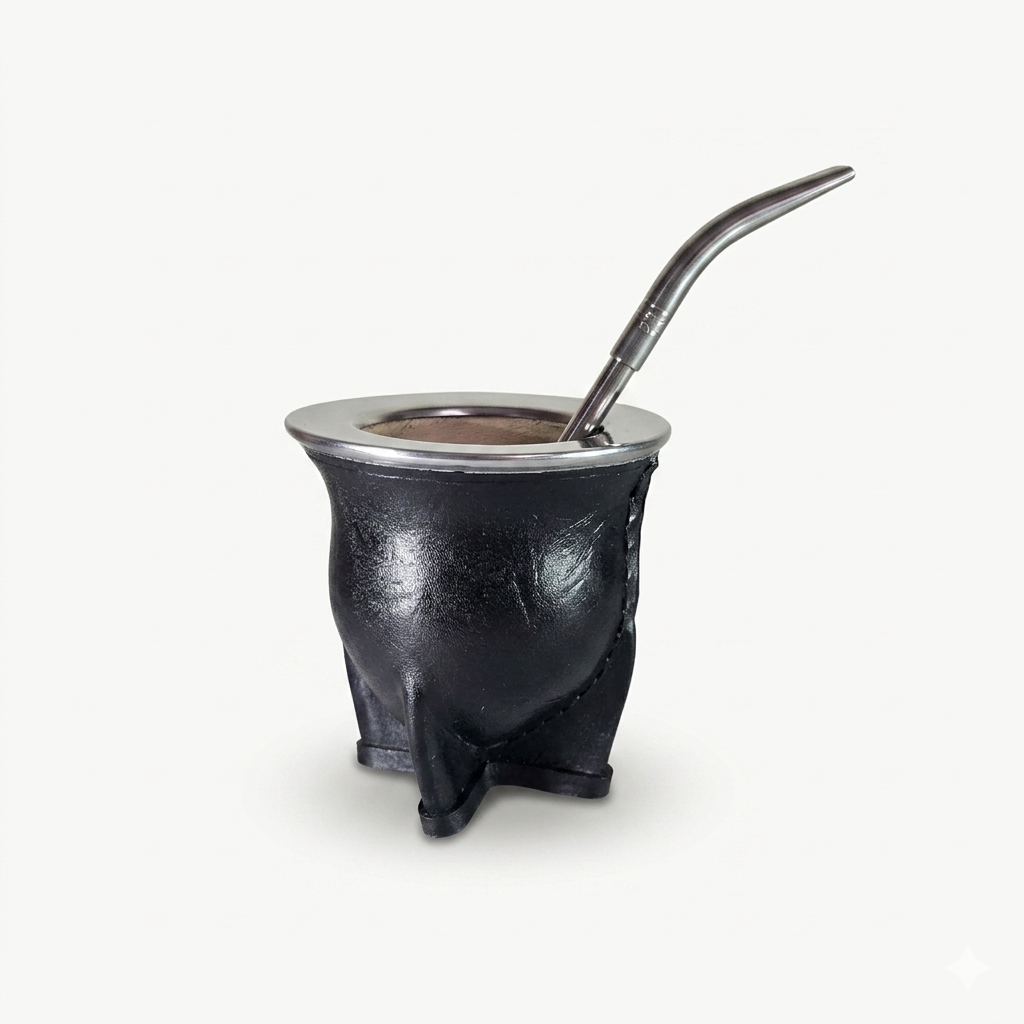 Mate Camionero Negro Premium de Calabaza