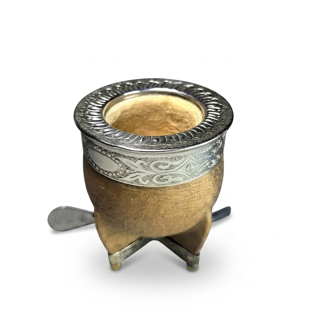 Mate Imperial Cuero Crudo Premium de Calabaza