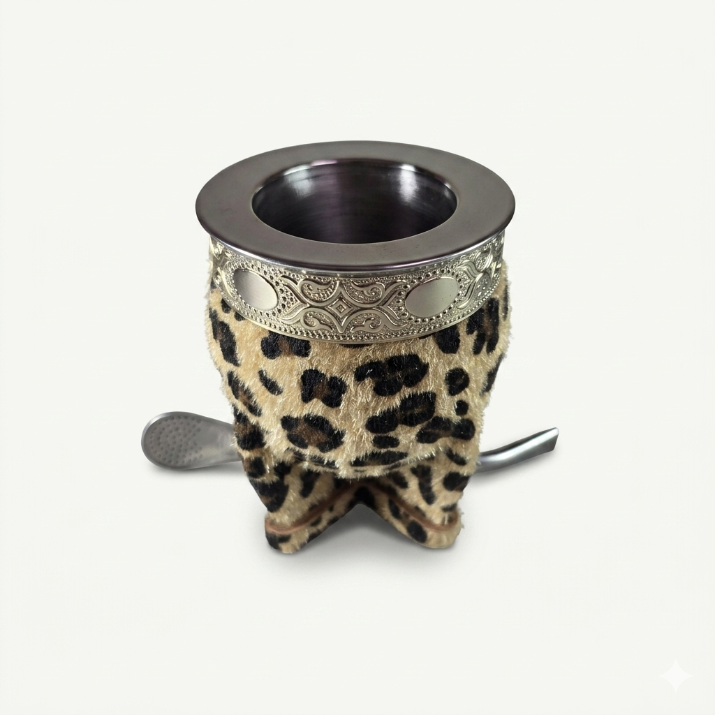 Mate Imperial Animal Print Premium de Acero Inoxidable