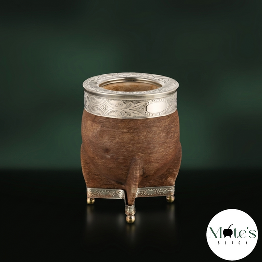 Mate Imperial Cuero Crudo Premium de Calabaza